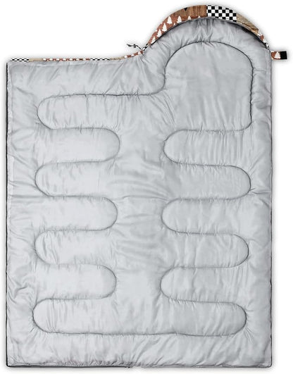 CVHOUSE Camping Sleeping Bags,3 Season Warm & Cool Weather,Lightweight,Waterproof Sleeping Bags for Adults & Kids,Traveling,and Outdoors,Camping Gear Equipment