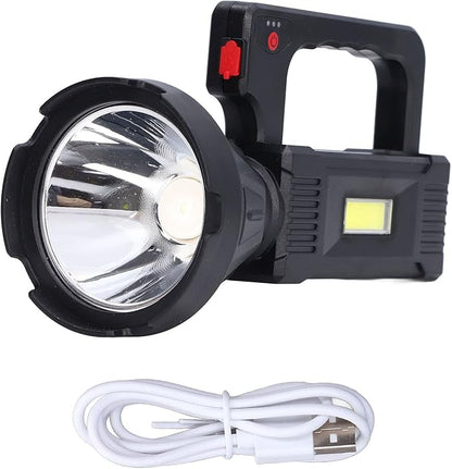 Spotlight Flashlight, Smart Battery Display USB Charging Design Powerful Flashlights for Expedition for Outdoor for Travel