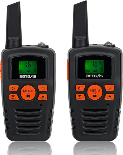 Retevis RA35 Walkie Talkies for Adults Kids, Long Range Walkie Talkies, Easy to Use Clear Sound, Portable 2 Way Radio, 22CH VOX Flashlight, Kids Walkie Talkie Set of 2 for Camping Hiking Car Travel