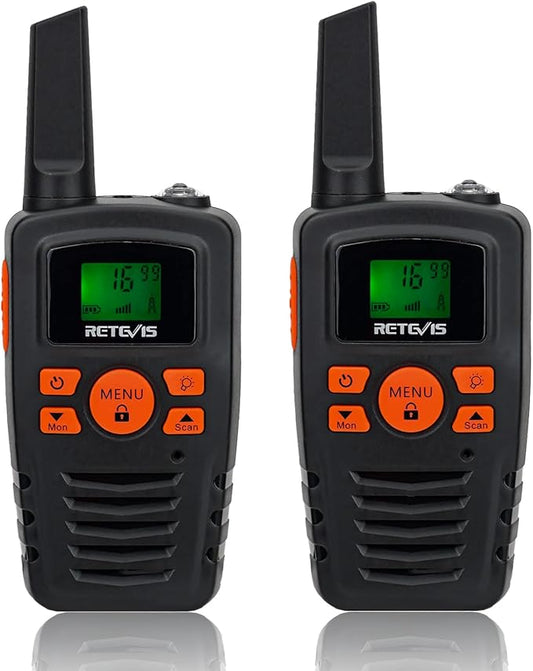 Retevis RA35 Walkie Talkies for Adults Kids, Long Range Walkie Talkies, Easy to Use Clear Sound, Portable 2 Way Radio, 22CH VOX Flashlight, Kids Walkie Talkie Set of 2 for Camping Hiking Car Travel