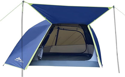 ThreeBears 2-Person Camping Tent, Waterproof & Windproof Lightweight Backpacking Tent for Hiking, Camping, Mountaineering & Travel - Durable & Easy Setup