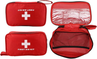 AOUTACC Compact First Aid Empty Pouch,Nylon Lightweight First Aid Bag for Emergency at Home, Office, Car, Outdoors, Boat, Camping, Hiking(Bag Only)