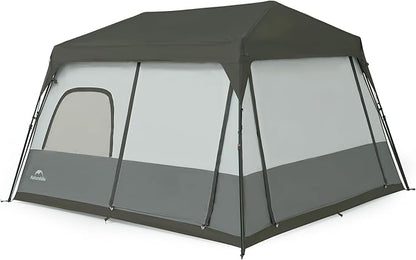 Naturehike Cape 4/6/8 Person Camping Tent, 60S Easy Setup Instant Tent Pop up Tent, Waterproof Large Tall 6/8 Person Tents for Camping, Car Camping