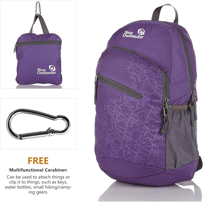 Outlander Packable Handy Lightweight Travel Hiking Backpack Daypack