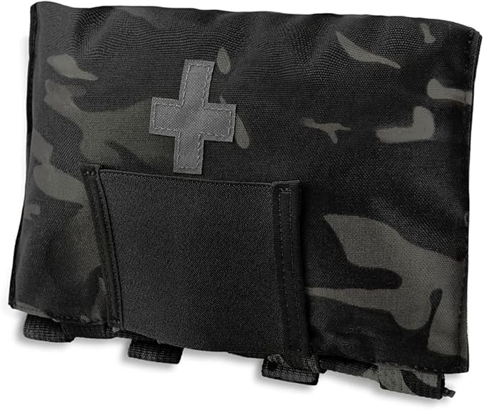 KRYDEX Tactical Blow Out Kit Bag Medical Pouch First Aid Bag IFAK Pouch with MOLLE and Belt Loop