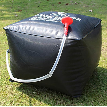 LUOOV Solar Shower Bag,Solar Heating Premium Camping Shower Bag with Removable Hose Shower Head for Climbing Hiking Fishing Hunting Beach Trips 5 gallons/20L 10 Gallons/40L