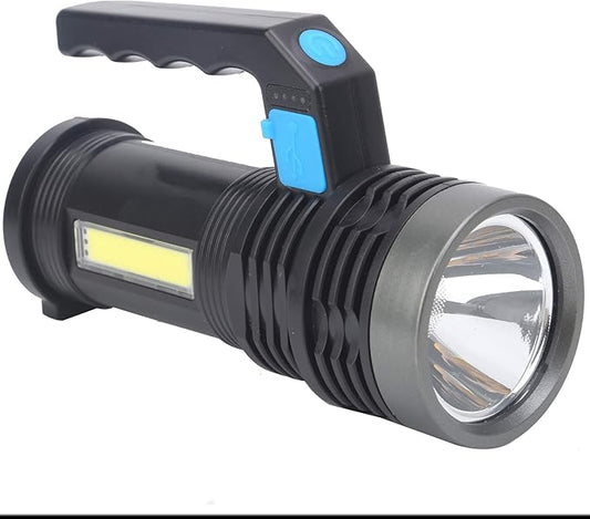Rechargeable Spotlight, Handhold Searchlight, Outdoor Long-Range Strong Light Flashlight, 1200mAh LED Spotlight for Home, Outdoor Activities, Camping