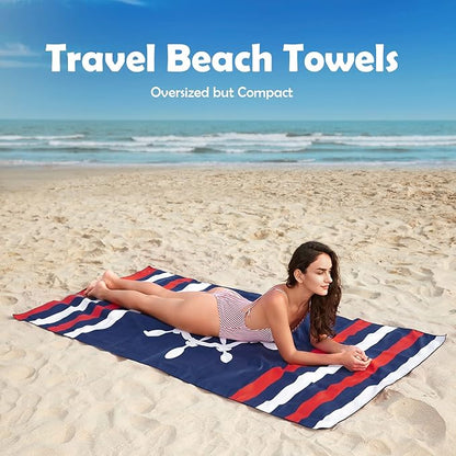 Your Choice Microfiber Beach Towels, Sand Free Beach Towel, Quick Dry Beach Towel, Extra Large Beach Towels for Adults, Kids (67x35 Inch, 60x30 Inch), Travel Towel, Camping Towel