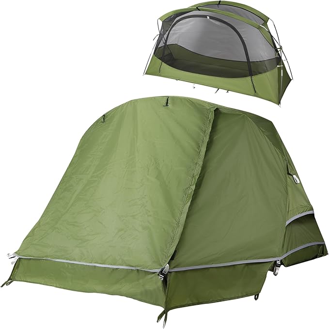 REDCAMP Multifuncational Cot Tent for 1 Person, Folding Camping Tent cot for Adult, Portable Elevated Tent Off The Ground Tent, 76x28x39.5in
