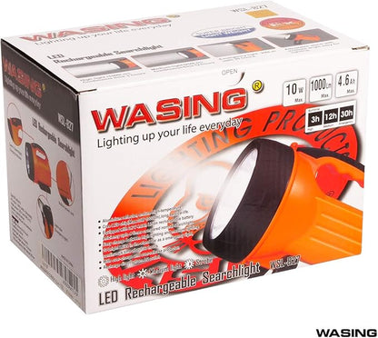 10 Watt 1000 Lumens LED Rechargeable Spotlight Flashlight