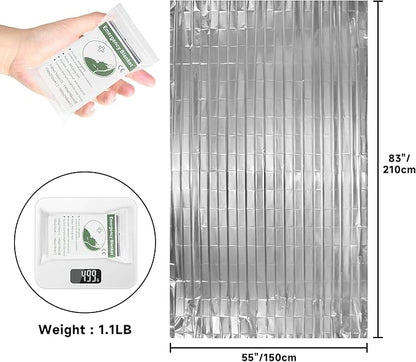 Kovshuiwe Emergency Mylar Thermal Blankets,4/10/30-Pack Space Blanket Survival kit Camping Blanket,Thermal Blankets Survival,Emergency Blankets Perfect for Outdoors,Hiking,Survival,Bug Out Bag