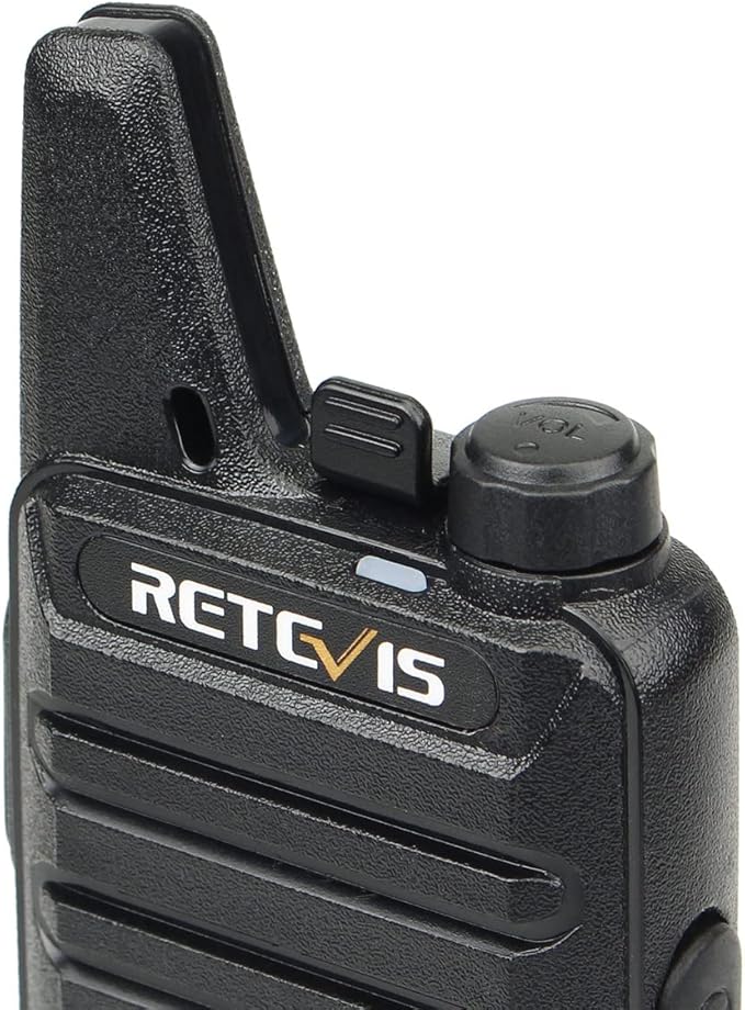 Retevis RT22 2 Way Radios Walkie Talkies,Rechargeable Long Range Two Way Radio,16 CH VOX Small Emergency 2 Pin Earpiece Headset,for School Retail Church Restaurant (Packed in Pairs with 5 Boxes)
