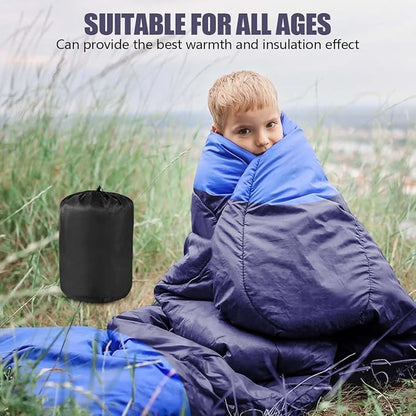 OBTANIM Sleeping Bags Portable Waterproof Camping Sleeping Bag for Adults Kids 4 Seasons Cold Weather or Warm Backpacking Hiking Mountaineering Indoor Outdoor Use