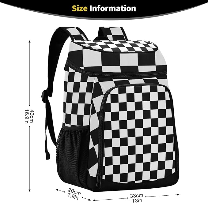 Cooler Backpack Insulated Leak Proof Beach Cooler Bag 30 Cans Waterproof Lightweight Soft Lunch Picnic Cooler for Men Women