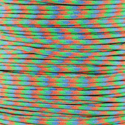 Paracord Planet 550lb Paracord with Line Winder Organizer 100 ft (Fruity Pebbles)