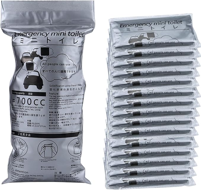 Disposable Urinal Bag - Portable Camping Pee Bags 700ml 8/16pcs, Travel Pee Bags Car Toilet, Traffic Jam Emergency Portable Urine Bag, Vomit Bags, for Men Women Kids Children