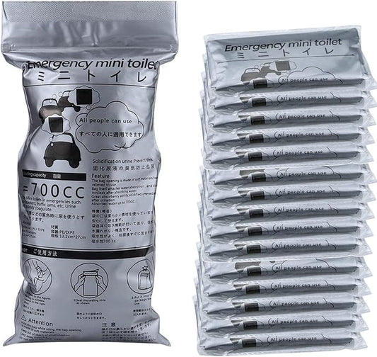 Disposable Urinal Bag - Portable Camping Pee Bags 700ml 8/16pcs, Travel Pee Bags Car Toilet, Traffic Jam Emergency Portable Urine Bag, Vomit Bags, for Men Women Kids Children