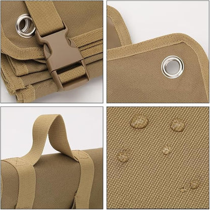 Outdoor Camping Tactical Training Shooting Mat Anti Slip Pad, Waterproof and Moisture-Proof Folding Mat Picnic Blanket Portable with Carry Strap