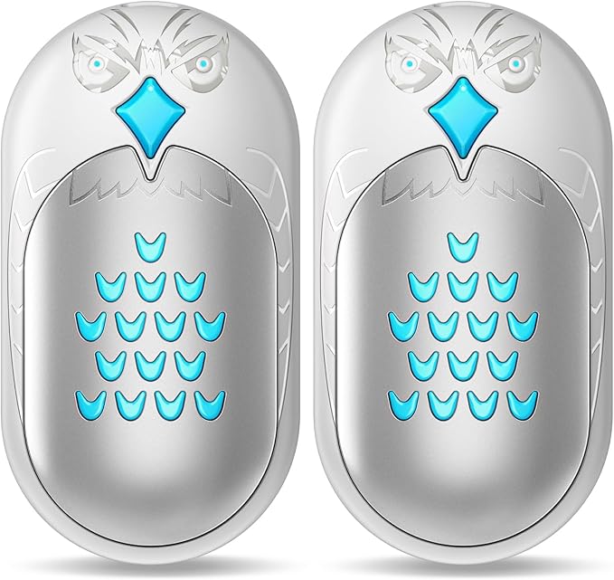 Hand Warmers Rechargeable, 2 Pack 6000mAh Electric Portable Heater, 20 Hrs Long Heating Hot Pockets Hand Warmer, Hunting Gear, Gifts for Women, Men, Raynauds, Camping, Golf, Outdoors