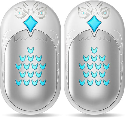 Hand Warmers Rechargeable, 2 Pack 6000mAh Electric Portable Heater, 20 Hrs Long Heating Hot Pockets Hand Warmer, Hunting Gear, Gifts for Women, Men, Raynauds, Camping, Golf, Outdoors