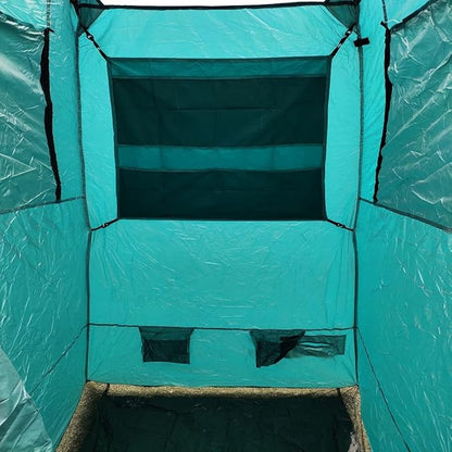 Outdoor Double Shower Tent Changing Room Privacy Portable Camping Shelters Oversize Space Instant Pop Up Privacy Tents for Camping