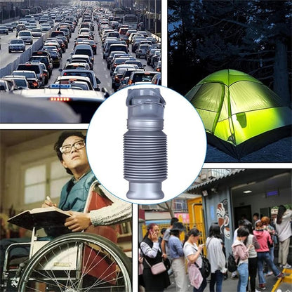 Emergency Urinal Shrinkable Pee Bottle 600ML Portable Potty Urinal Mobile Emergency Toilet for Outdoor Travel Camping Kids Adult