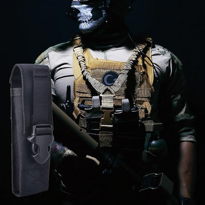 JEELAD Flashlight Accessory Bag Multifunctional Flashlight Bag Molle Accessory Pouch Shoulder Tape Additional Bag Tools Pouch