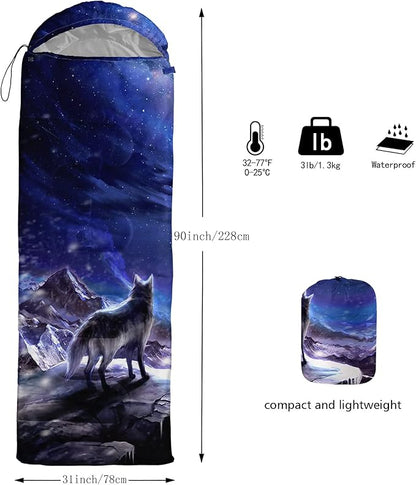 BailiPromise Camping Sleeping Bags,3 Season Warm & Cool Weather,Lightweight,Waterproof Sleeping Bags for Adults & Kids,Traveling,and Outdoors,Camping Gear Equipment