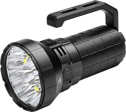 IMALENT MS12 Mini-C Rechargeable Flashlight 65000 Lumens, Tactical Flashlights, Long Range 1036 Meters Super Bright Flash Light with Handle Waterproof Led Flashlight for Emergency (MS12 MINI C)