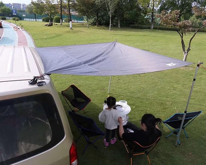 Hikeman Tent Footprint - Waterproof Camping Tarp, Heavy Duty Tent Floor Saver, Ultralight Ground Sheet Mat for Hiking, Backpacking, Hammock, Beach - Storage Bag Included(S-83”x35”)