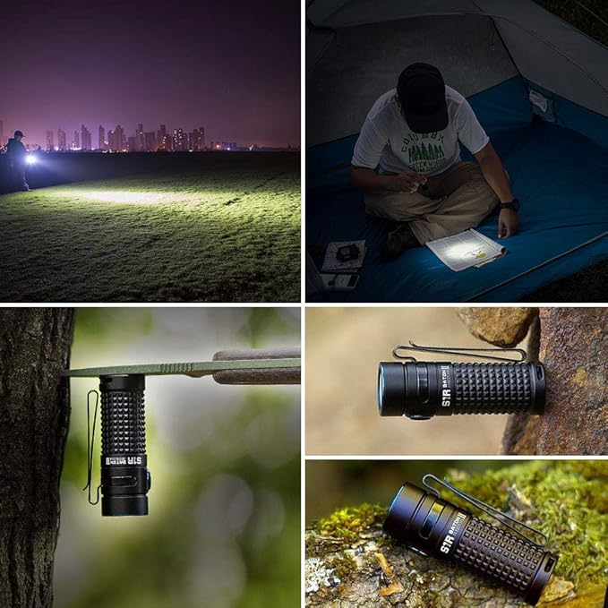 OLIGHT S1R II 1000 Lumen Compact Rechargeable EDC Flashlight with Single Rechargeable Battery and Magnetic Charging Cable