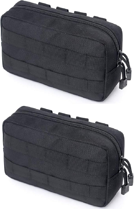 Azarxis Equipment Multi-Purpose Tactical EDC Admin MOLLE Pouch Utility Tools Bag Organizer Military Waist Belt Modular Attachment
