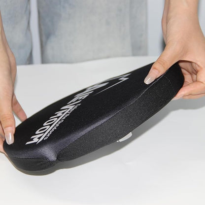ALEVMOOM Thickened Chair Pad for Round XXL Collapsible Stool Cushion (Exclude Stool),30cm (11.8") D Thick Seat Cushion Soft Foam with Elastic Strap for Retractable Folding Stool 1 Pack