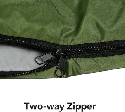 Sleeping Bag,3-4 Seasons Warm Cold Weather Lightweight, Portable, Waterproof Sleeping Bag with Compression Sack for Adults & Kids - Indoor & Outdoor: Camping, Backpacking, Hiking