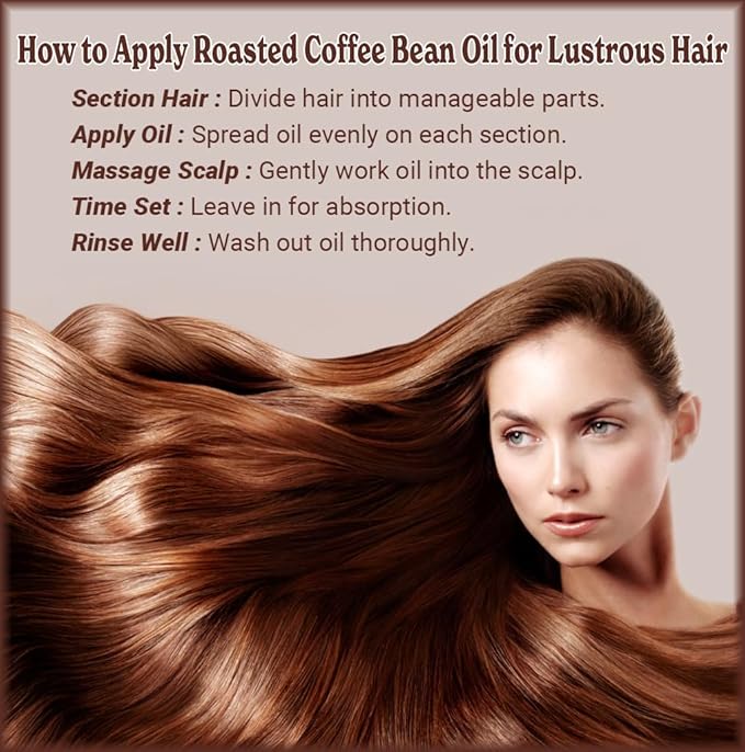 Natural Born Oils Roasted Coffee Bean Oil, 4oz, Organic, Cold-Pressed, High in Antioxidants, Perfect for Skin Nourishment, Hair Vitality