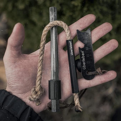 überleben Fire Starter for Survival - Waterproof Flint and Steel - Camping Fire Starter