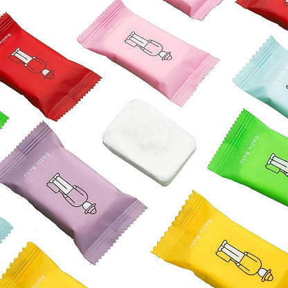 Compressed Towel Tablet Portable Face Towel Washcloth Reusable 28 Pack Wet and Dry Disposable Towel, Baby Towel or Dog Towel Camping Wipes for Travel Hiking Home Beauty (Bluk)