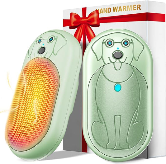 Electric Hand Warmers Rechargeable 2 Pack, 3000Mah*2 Portable Hand Warmer Battery Operated, Fun & Practical & Useful Gifts for Men Chrismas, Outdoor Camping Gifts, Hunting Accessories and Gear