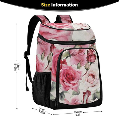Cooler Backpack Insulated Leak Proof Beach Cooler Bag 30 Cans Waterproof Lightweight Soft Lunch Picnic Cooler for Men Women