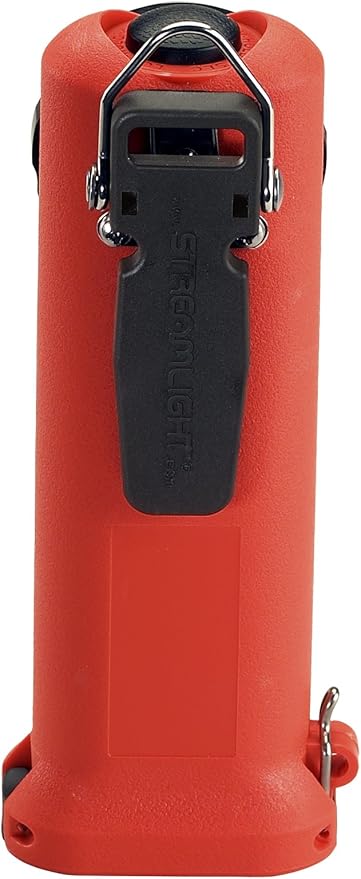 Streamlight 90500 Survivor 175-Lumen Rechargeable Safety-Rated Firefighter Right Angle Flashlight Without Charger, Orange