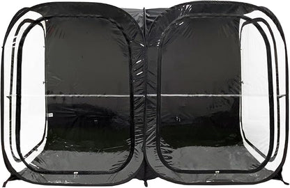 WeatherPod® The Original Shark Tank Side-by-Side™ 2-4 Person Pop-Up Pod - Stay Warm, Dry, and Out of The Sun - Weather Pod for Sports, Rain, or Wind - Simple to Set Up and Tear Down