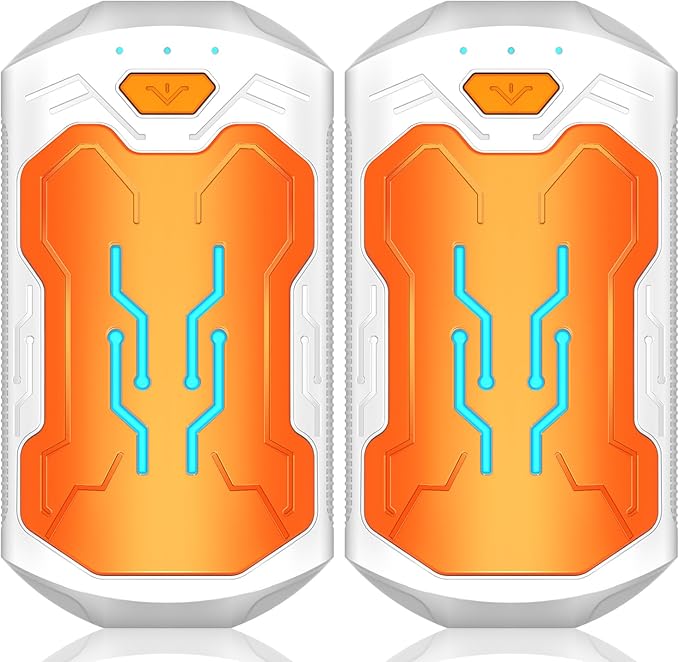 Hand Warmers Rechargeable 2 Pack 20Hrs Long Heating Pocket Size Electric Handwarmers, Portable USB Hand Warmer Heater Therapy Great Gift for Christmas Outdoors, Hunting, Golf, Camping Men Women