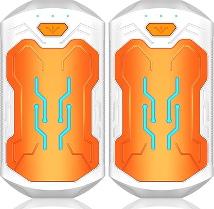 Hand Warmers Rechargeable 2 Pack 20Hrs Long Heating Pocket Size Electric Handwarmers, Portable USB Hand Warmer Heater Therapy Great Gift for Christmas Outdoors, Hunting, Golf, Camping Men Women