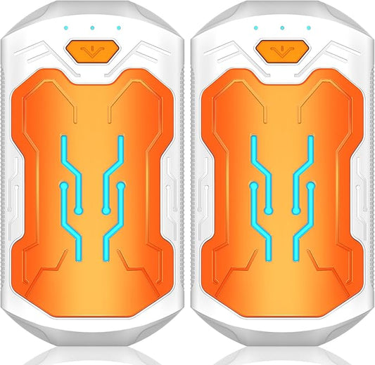 Hand Warmers Rechargeable 2 Pack 20Hrs Long Heating Pocket Size Electric Handwarmers, Portable USB Hand Warmer Heater Therapy Great Gift for Christmas Outdoors, Hunting, Golf, Camping Men Women