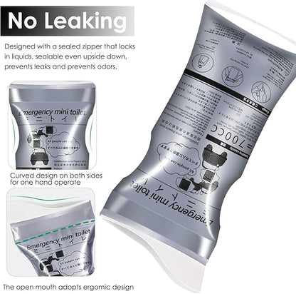 Disposable Urine Bags, 12/20 Pack Pee Bags for Travel for Women Men, Emergency Toilet Pee Bags, Portable Urinal Bag Vomit Bag for Traffic Jams, Camping, Hiking, Pregnant, Patient, Kids