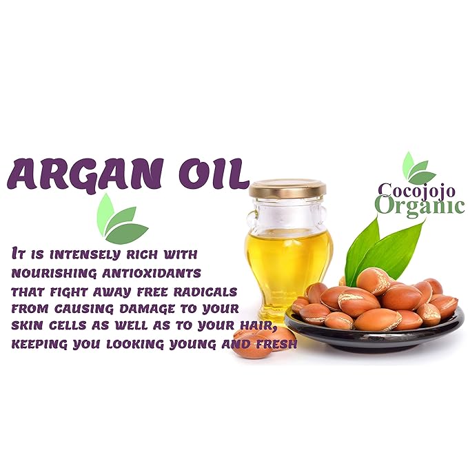 Dr Joe Lab Argan Nut Oil 32 oz Pure Natural Moroccan Argon Nut Unrefined Cold Pressed Extra Virgin - for Hair Skin Body Nail and Beard - Moisturizing, Soothing, Hydrating, & Nourishing Marrakesh Oil