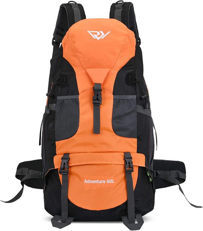 50L Hiking Backpack, Waterproof Lightweight Daypack for Outdoor Camping Travel