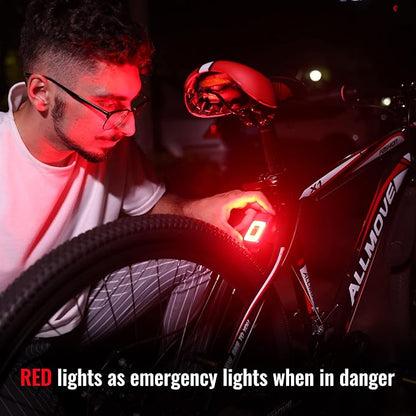 EGUKU Running Light, Clip On Running Lights for Runners at Night 5 Light Modes USB Rechargeable LED Lights Wearable Small Lightweight Jogging Lights for Outdoor Running Jogger Walking Patent Pending