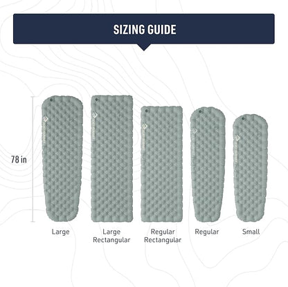 Sea to Summit Ether Light XR Insulated Sleeping Pad, Rectangular - Regular (72 x 25 x 4 inches)
