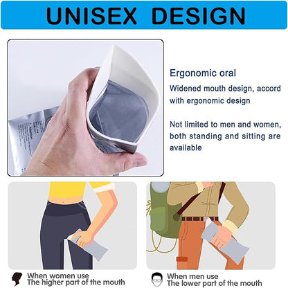 Disposable Emergency Urinal Bag, 8/12/20/24 Pack Portable Camping Pee Bags, Travel Pee Bags, Traffic Jam Emergency Portable Urine Bag, Vomit Bags, for Men Women Kids Children Patient